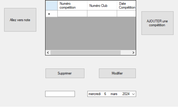 Capture de la modification des résultats